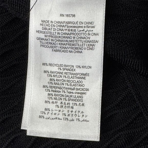 Herve Leger Black cap sleeve fit and Flare textured Dress size XS - Picture 8 of 12